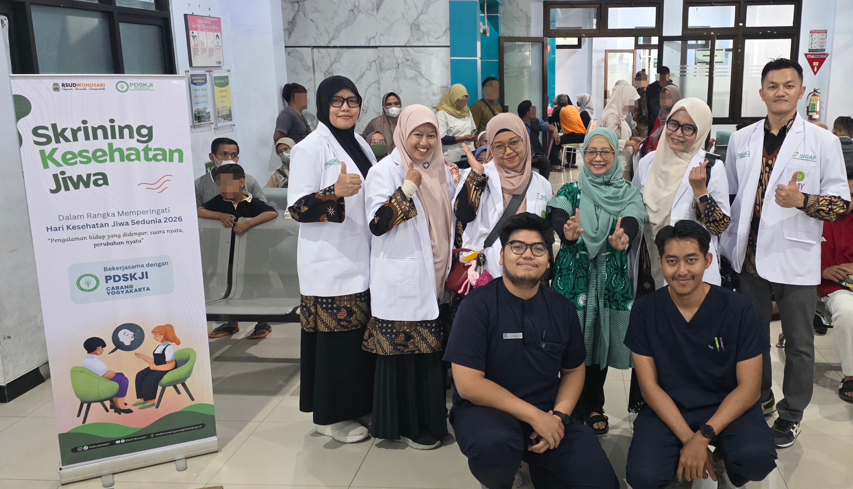 RSUD Wonosari dan PDSKJI Cabang Yogyakarta Gelar Edukasi dan Skrining Kesehatan Jiwa