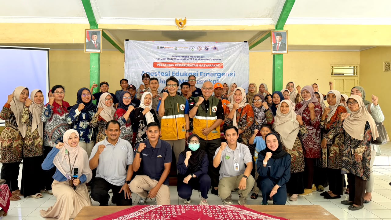 Sambut Hari Jadi ke-78 RSUD Wonosari dan Hari Anestesi Sedunia, GERCEP Bekali Masyarakat Keterampilan Pertolongan Kegawatdaruratan