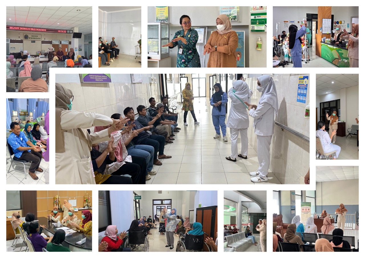 Gerakan Serentak Edukasi Cuci Tangan Pakai Sabun dan Pencegahan Influenza A di RSUD Wonosari, dalam rangka hari cuci tangan pakai sabun sedunia, 15 oktober 2026